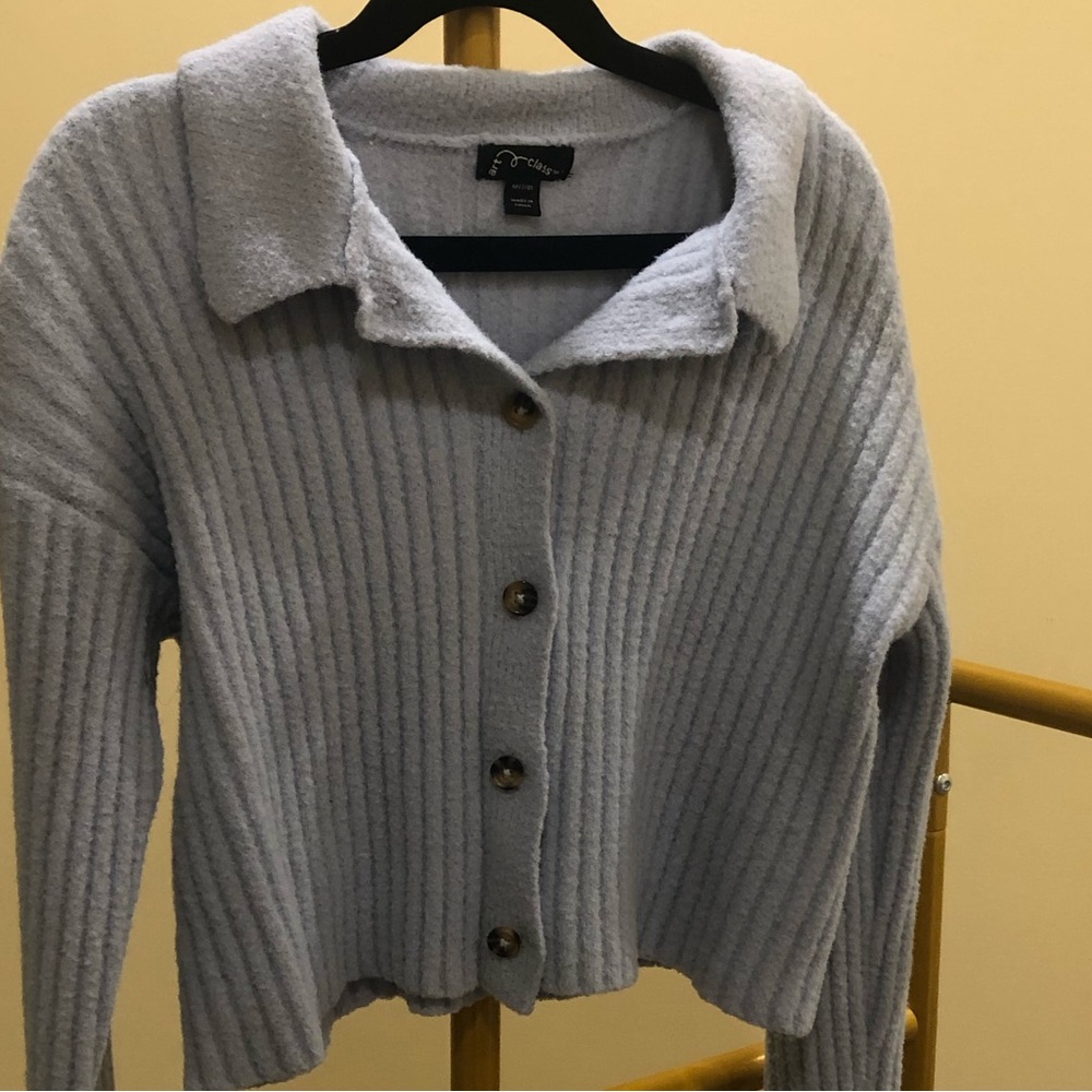 Girls Pretty Blue Sweater